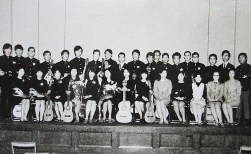 1969年11月 初回演奏会 記念撮影